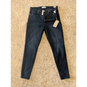 NWT Madewell high rise dark wash skinny jeans